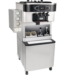 Taylor C712/C713/C716/C717 with optional syrup rail and cone holder