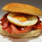 Bacon & Egg Bap