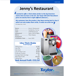 Jennys Restaurant (TS) Case Study