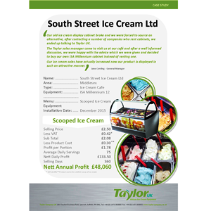 South Street Ice Cream (ISA) Case Study