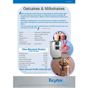 oatcake milkshakes