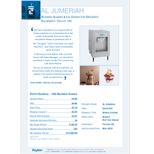 Al Jumeriah Ice Cream Study