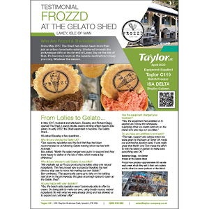 Frozzd at The Gelato Shed Testimonial