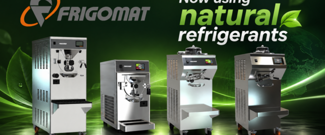 New Frigomat batch freezers with R290 refrigerants